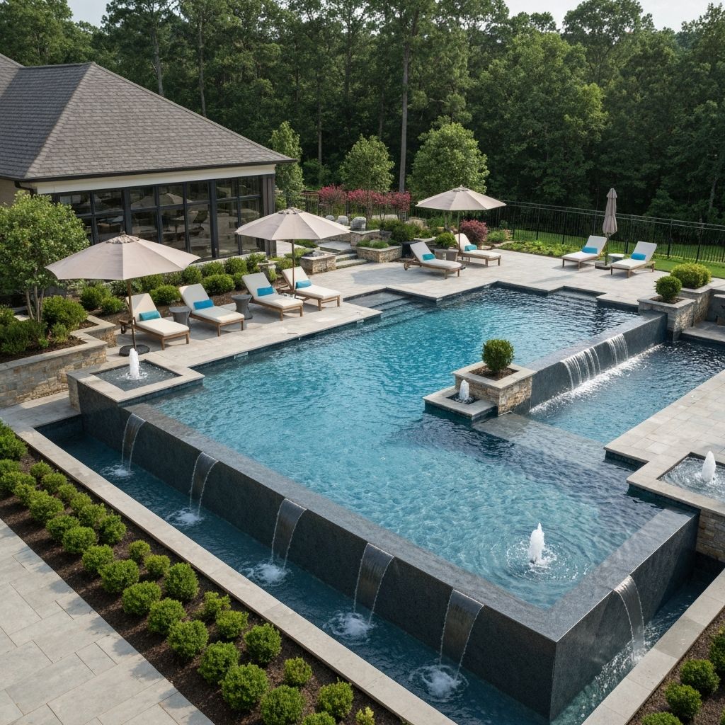 Luxury Pool Builder - Pools case study